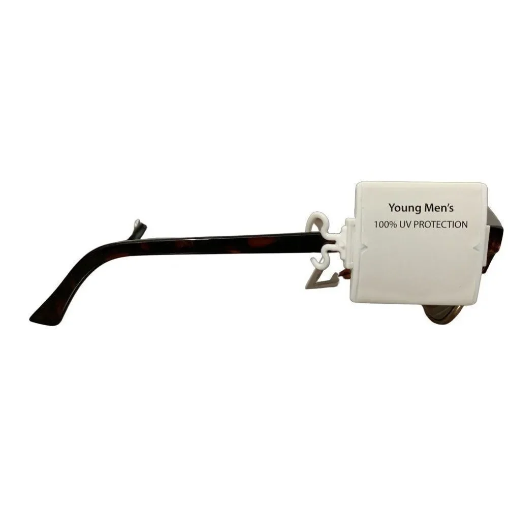 Men’s new brown black frame blue purple lens classic Uv protection sunglasses
